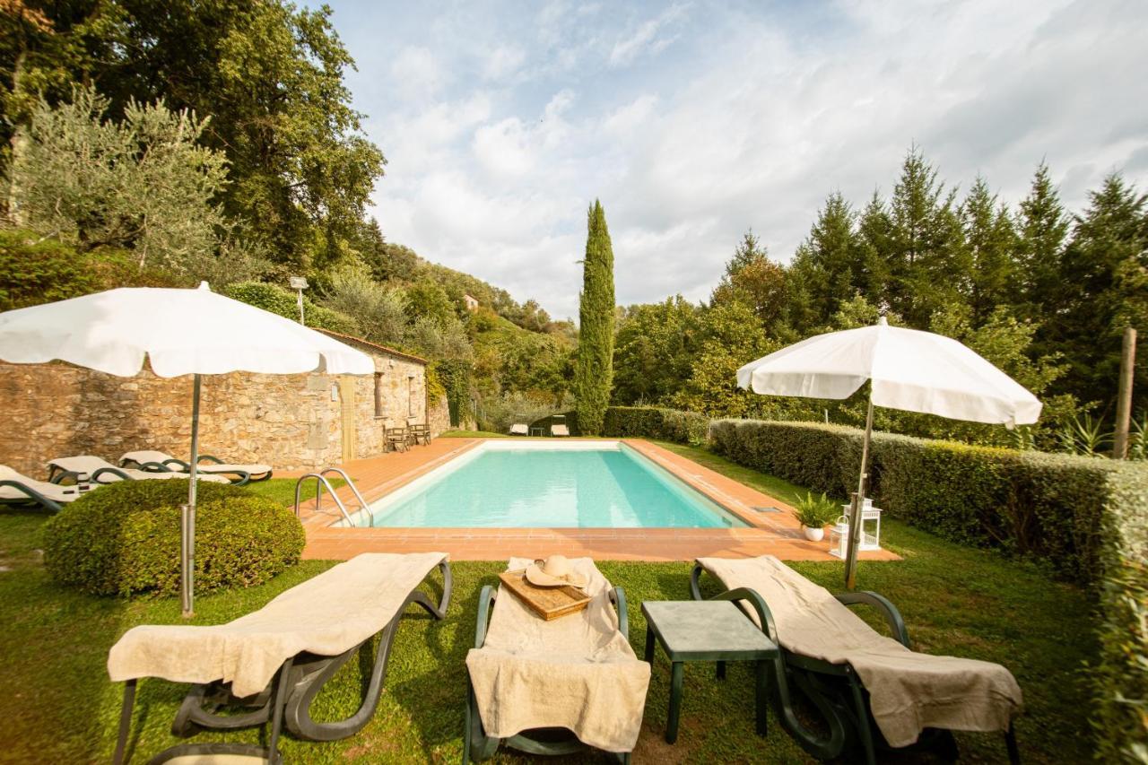 Casetta Di Butia, Ginestra Apartment With Swimming Pool Borgo a Mozzano Bagian luar foto